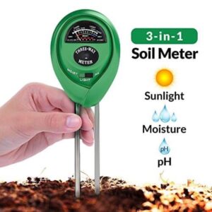 3 In 1 PH Tester Soil Water Moisture Light Test Meter for Garden Plant