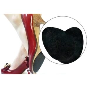 Insole Wear-resistant Non-slip Rubber Tendon Sole Stickers Pad for High Heels Forefoot 1 Pair