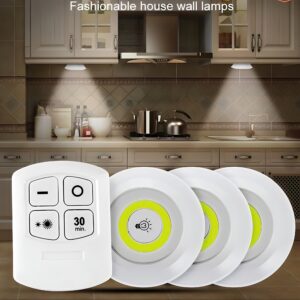 5W LED Light Adjustable Remote Control Push Button Energy-saving Wardrobe Lamp for Stairs Kitchen Bathroom