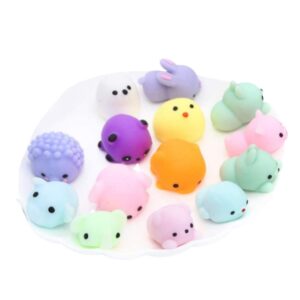 10pcs Squishy Mini Kawaii Mochi Toy Kids Stress Reliever Anxiety Party Favors