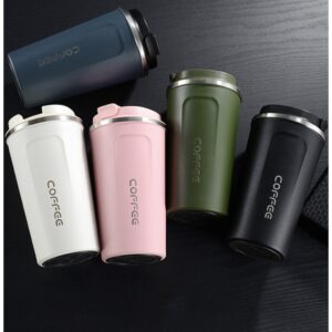 Stainless Steel Vacuum Insulated Thermos Thermal Tumbler Travel Coffee Mug Cup