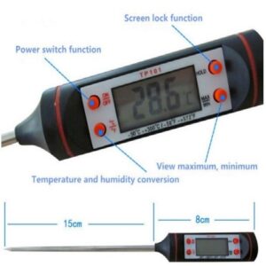 BBQ Food Meat Cooking Kitchen Thermometer Digital Precise Accurate For Baking Baby Milk