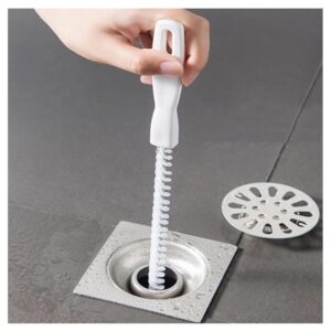 Portable Bendable Sewer Hair Cleaner Dredging Strip With Hanging Hole Sink Pipe Hair Clogging Dredge Device 45cm