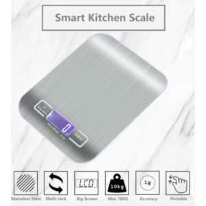10Kg / 1g Digital Kitchen Weighing Scale...